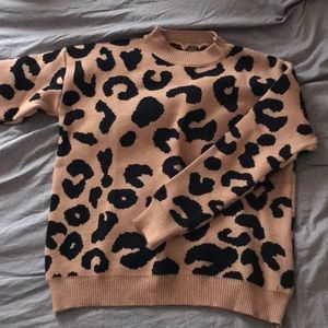 Leopard Print Sweater